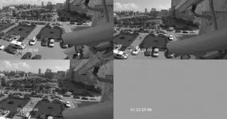 Установка систем видеонаблюдения на парковке в Черняховске в октябре